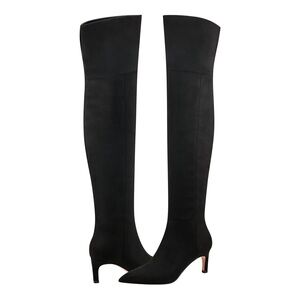 Marc Fisher LTD Women’s Qulie Black Over the Knee Boots 6M NWOB
